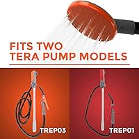 Vista 4 de TERA PUMP TREP03-SH Boquilla de pulverización de repuesto para bomba de transferencia de líquidos multiusos TREP03 / TREP01