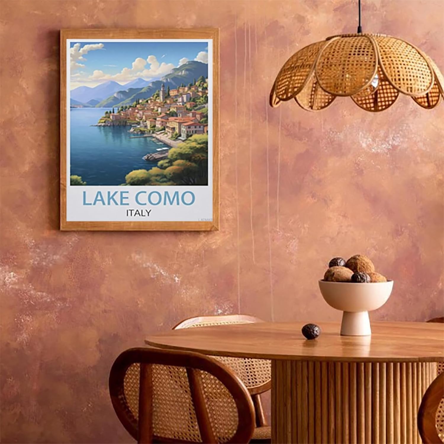 Lake Como Italy, Paint by Numbers for Adults Beginner, DIY Canvas Painting Gift Kits 40x50cm