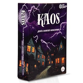 Kaos - EggMaster- ¡El Caos te acecha! ¿A quién traicionarás Primero? Estrategia, alianzas y diversión sin límites - Juego de Mesa para Adultos, Familia y Amigos - Juego de Cartas - Amazon product rated Grade A