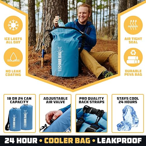 Miniatura 2 de Wise Owl Outfitters Hielera de mochila  Bolsa térmica suave, aislada, a prueba de fugas e impermeable, capacidad de hasta 24 latas, hielera portátil