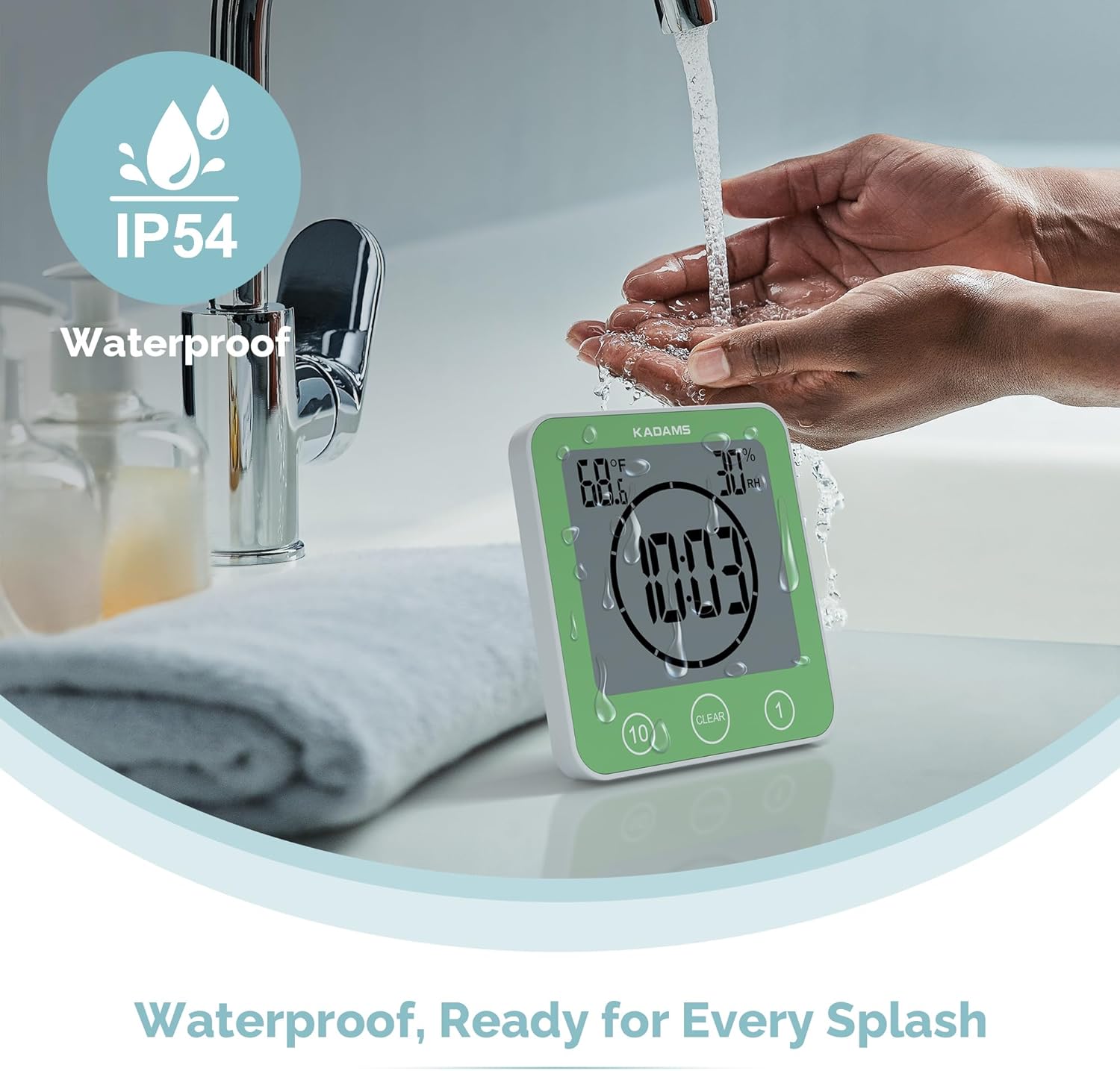 Digital Waterproof Shower Clock Timer