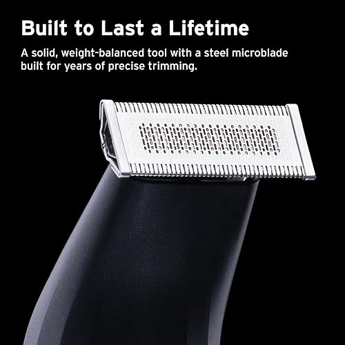 Miniatura 5 de SUPPLY Cuchillas de repuesto para recortadora para hombres, paquete de 2, cabezales de aluminio de acero inoxidable compatibles con el recortador de