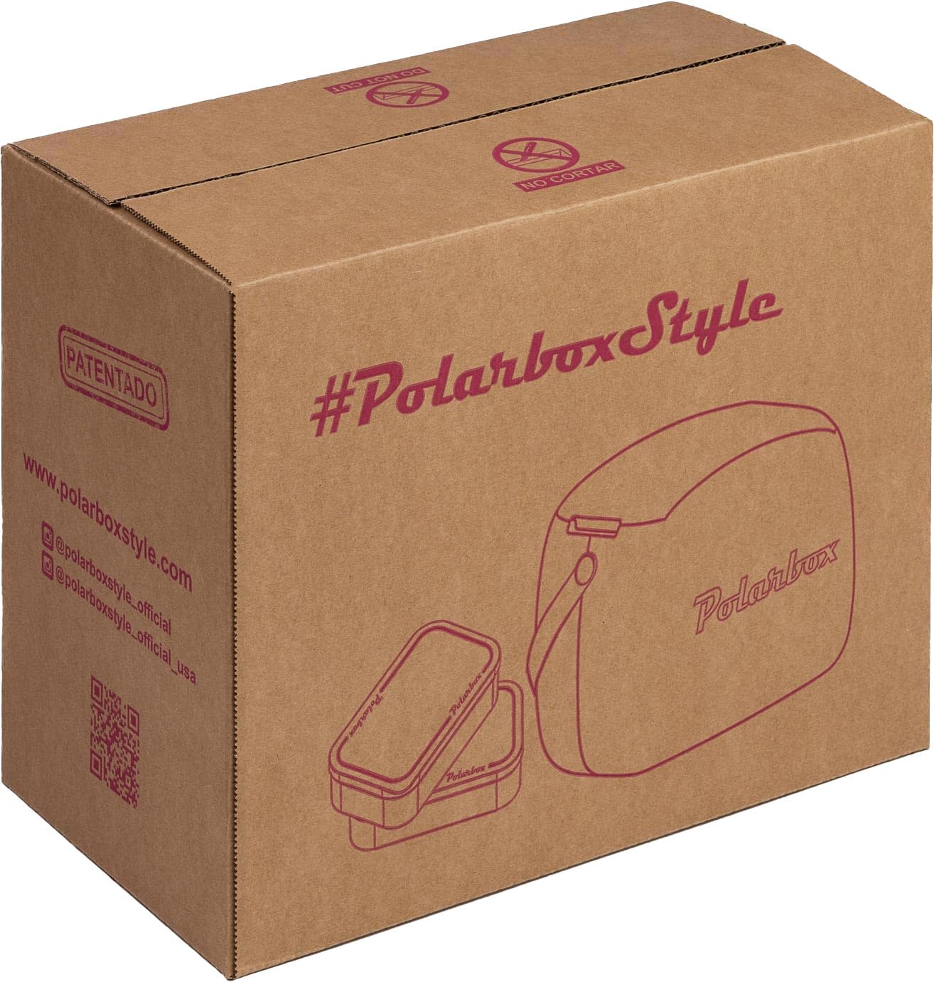 Polarbox Cooler Lunchbox 6L Verde Pop dettagli blu