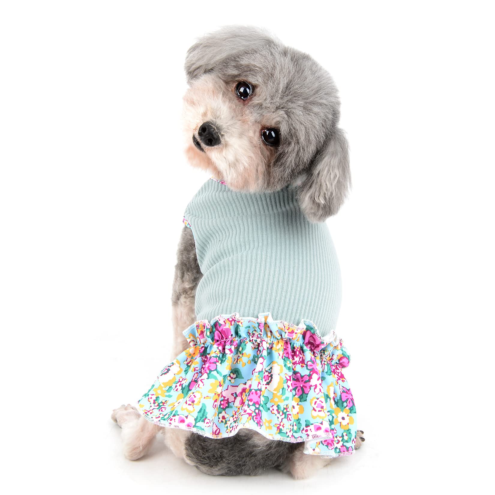 犬服 No.191 パンダとチェックわんぴ ハンドメイド Amazon | RANPHY 犬服 春夏 女の子ワンピース 小型犬 お姫様