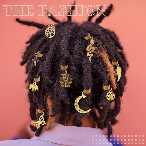 Miniatura 6 de 40 pinzas para el cabello para trenzas, trenzas, joyas, trenzas para el cabello, accesorios dorados para trenzas, cuentas de cabello, estilo