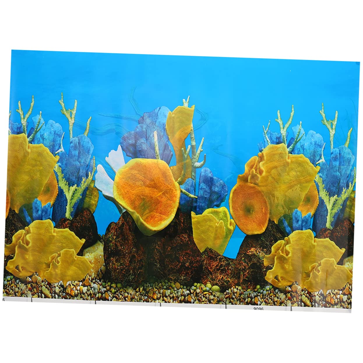 UPKOCH 4 Pezzi Sfondo del Serbatoio del Pesce Acquario sotto Lo Sfondo dell'Oceano sfondi pianta Decorazione del Fondo del carro Armato di Pesci Decalcomania di Sfondo Acquario Vinile