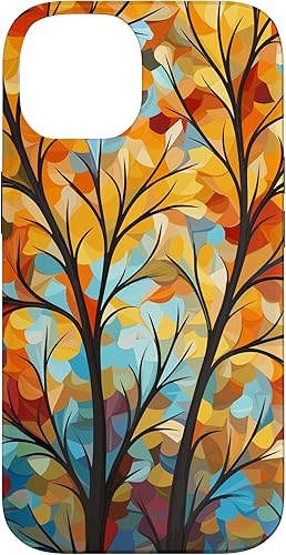 Miniatura 4 de iPhone 13 Pro Max Otoño y otoño, hojas coloridas, color otoño árbol caso