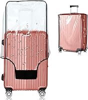 Vista 10 de Cubierta de equipaje de PVC transparente protectores de maleta para maleta aprobada por la TSA, marco transparente