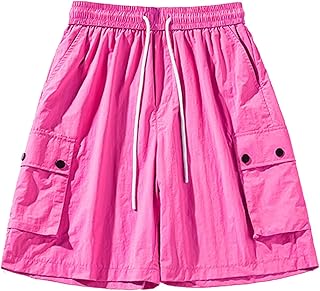 Calzonas Deporte Hombre - Pantalones Cortos Cargo Sueltos De Color SóLido para Pantalones Rectos Deportivos Casuales De Moda De Talla Grande PantalóN Deportivo Hombre Corto