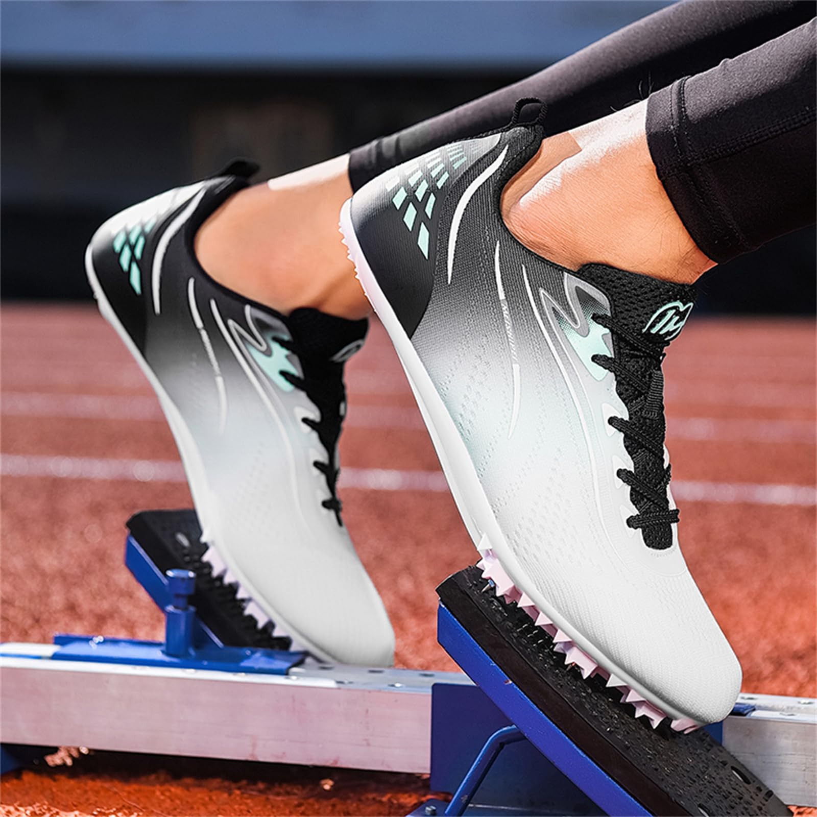 Scarpe da Atletica Leggera per Uomo Donna Ragazzo E Ragazza 7 Chiodi da Corsa E Salto