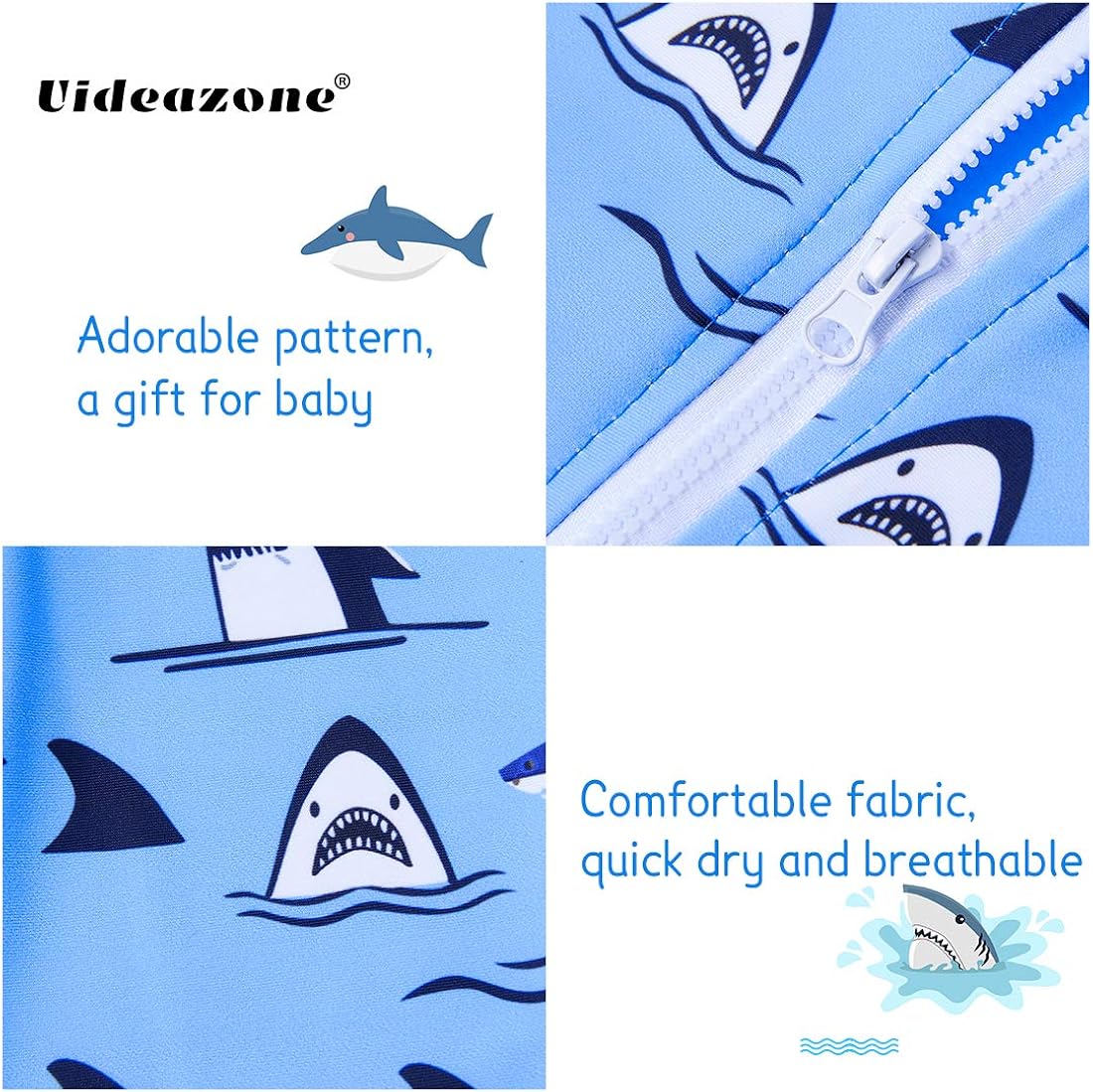 uideazone Baby Toddler Boys Girls Zipper Rash Guard Swimsuit UPF 50+ One Piece Beach Swimwear Bathing Suits 6-36 Months: Clothing, Shoes & Jewelry