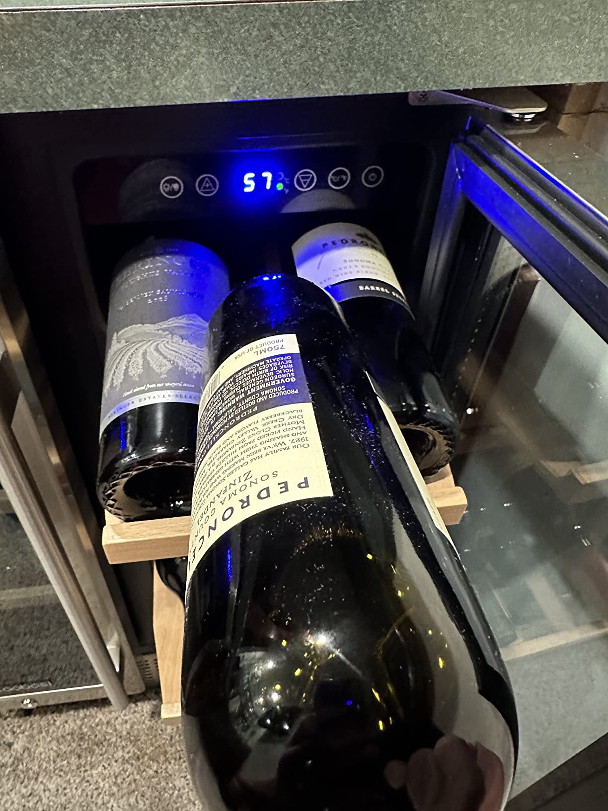 54/mo Finance AAOBOSI 15 Inch Wine Cooler Refrigerator, 【Upgraded