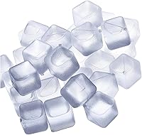 Kinfira Reusable Ice Cubes 30 Pack - BPA-Free Plastic Drink Coolers, Dishwasher Safe, No Dilution for Parties & Cocktails