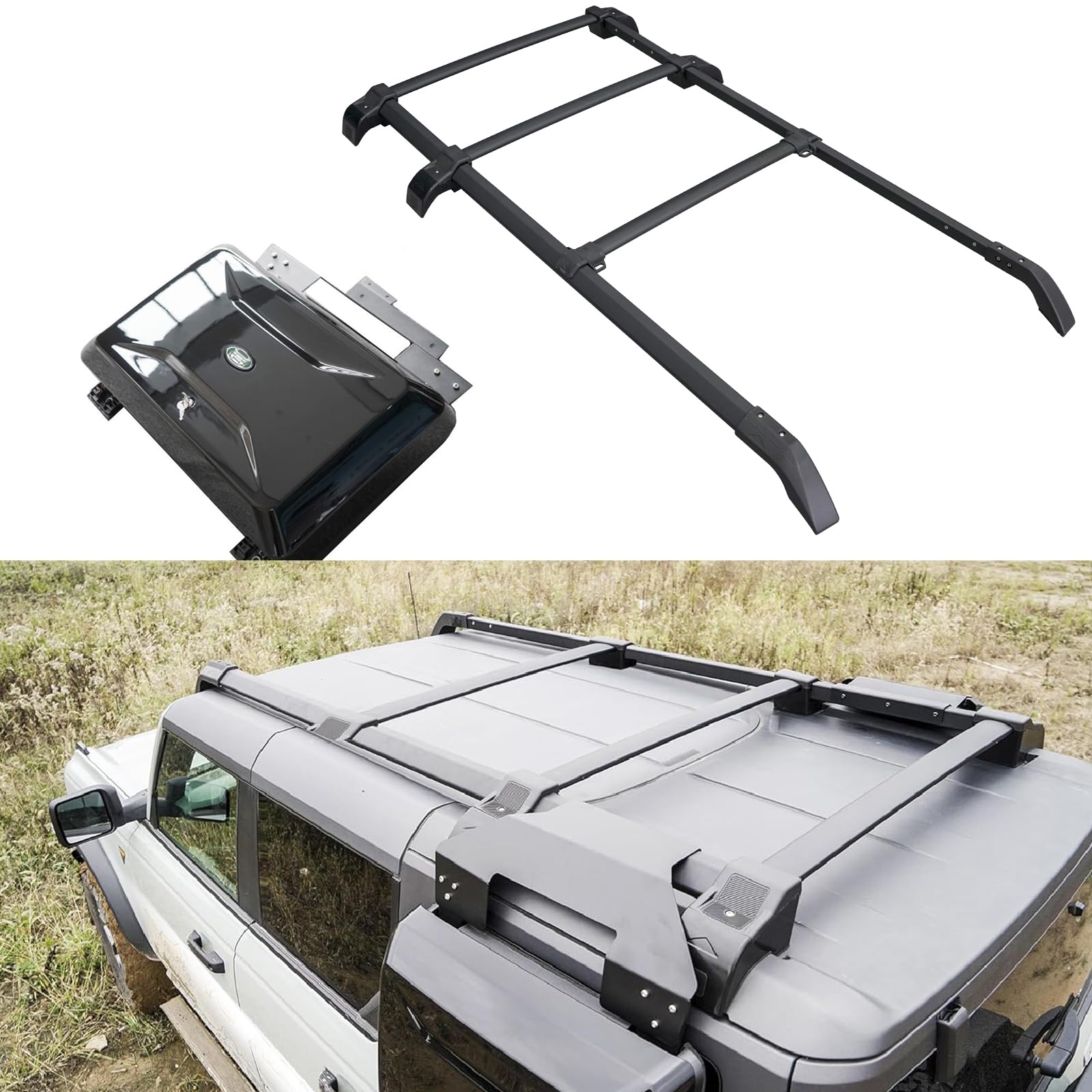 Amazon.com: ROSY PIXEL Roof Rack & Mounted Gear Box for 2021 2022