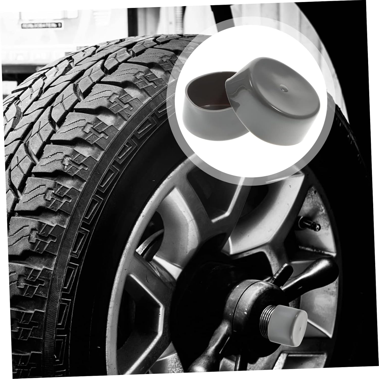 8Pcs Rubber Trailer Hub Dust Covers Bearing Protectors for Trailers Rvs and Boats Durable Grease Caps to Maintain and Pressure
