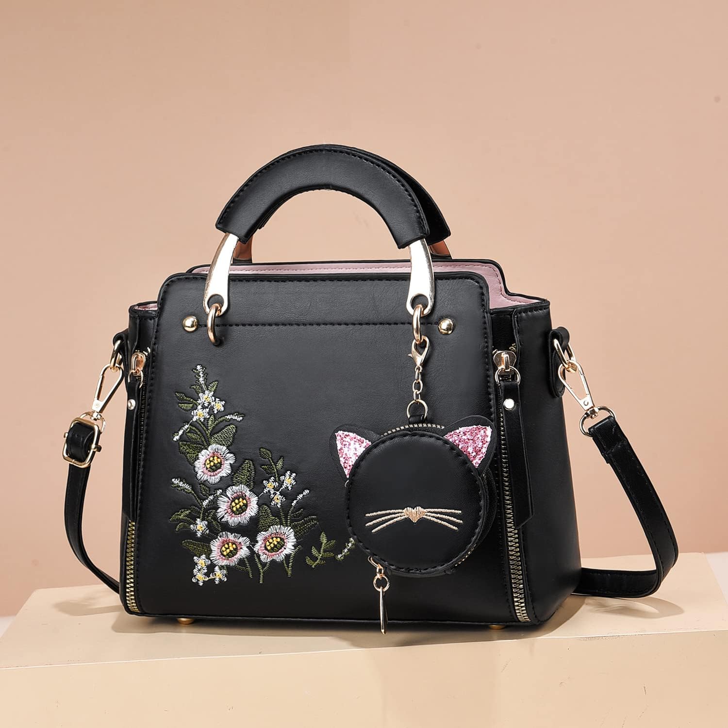 Xiaoyu Fashion Purses and Handbags for Women Ladies Crossbody Bags Top Handle Satchel Shoulder Bags Small Totes - Image 3