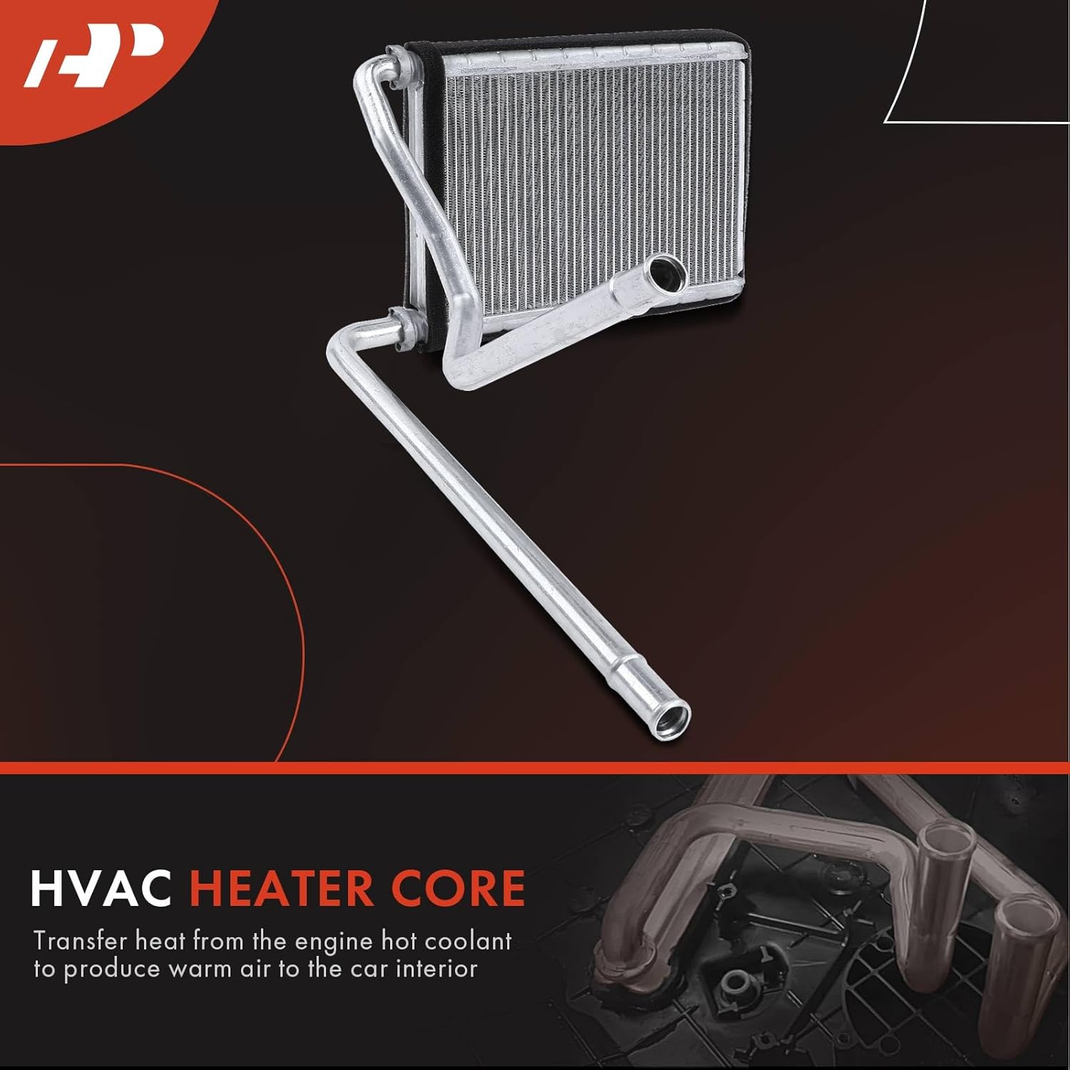 A-Premium HVAC Heater Core Compatible with Toyota Corolla Matrix 2005-2008, Replace# 87107-02200