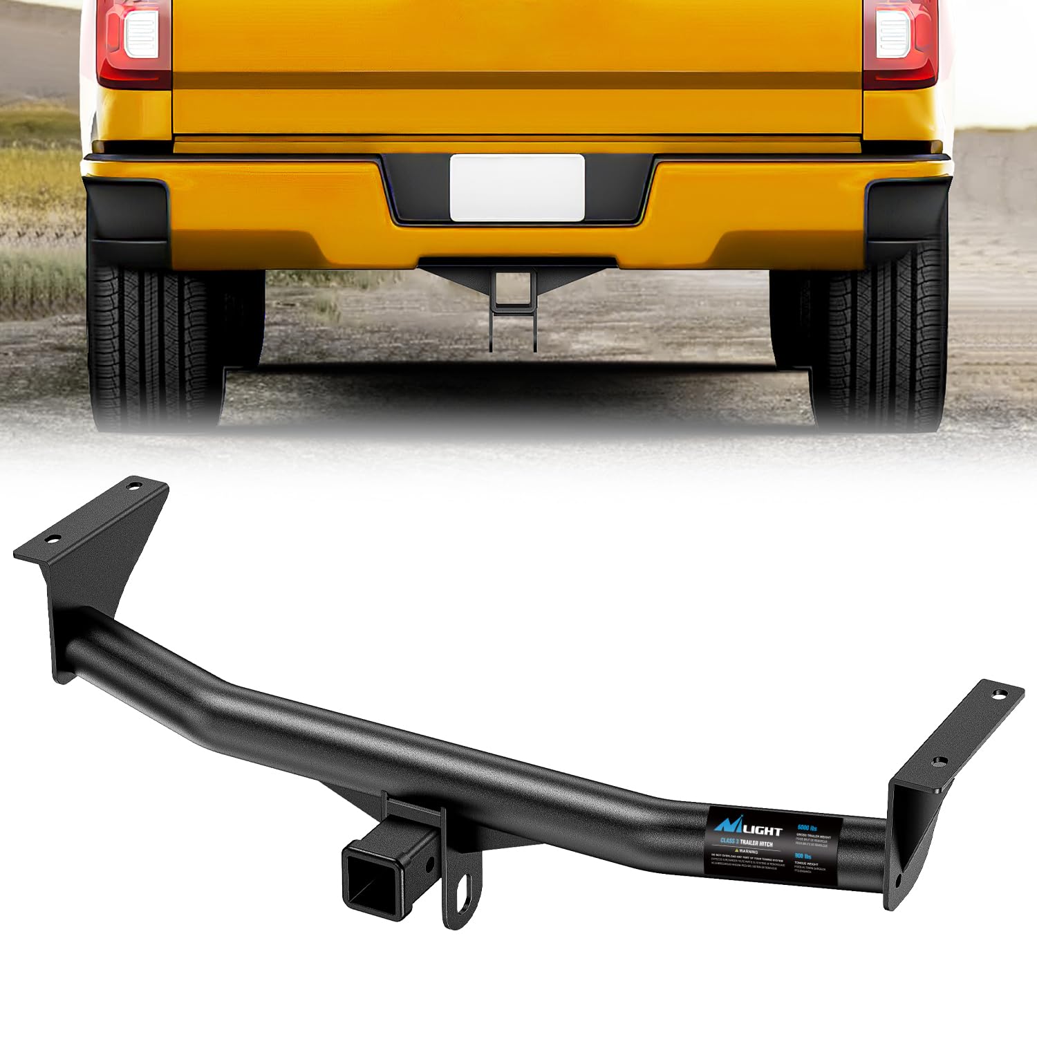 Nilight 93119A Class 3 Trailer Hitch