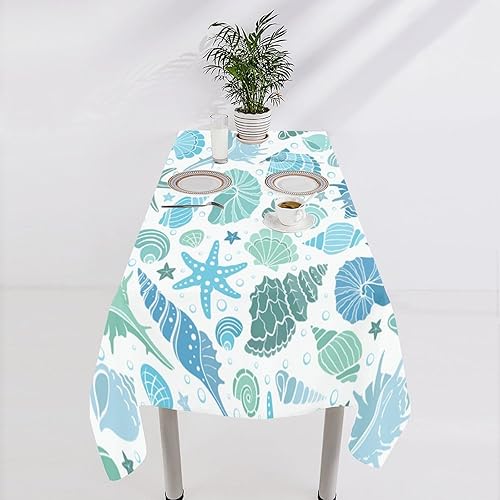 Miniatura 1326 de Mantel floral hippie, diseño retro de los años 70, naranja, rosa, azul, floral, bohemio, estampado estético de margaritas, para fiesta, picnic