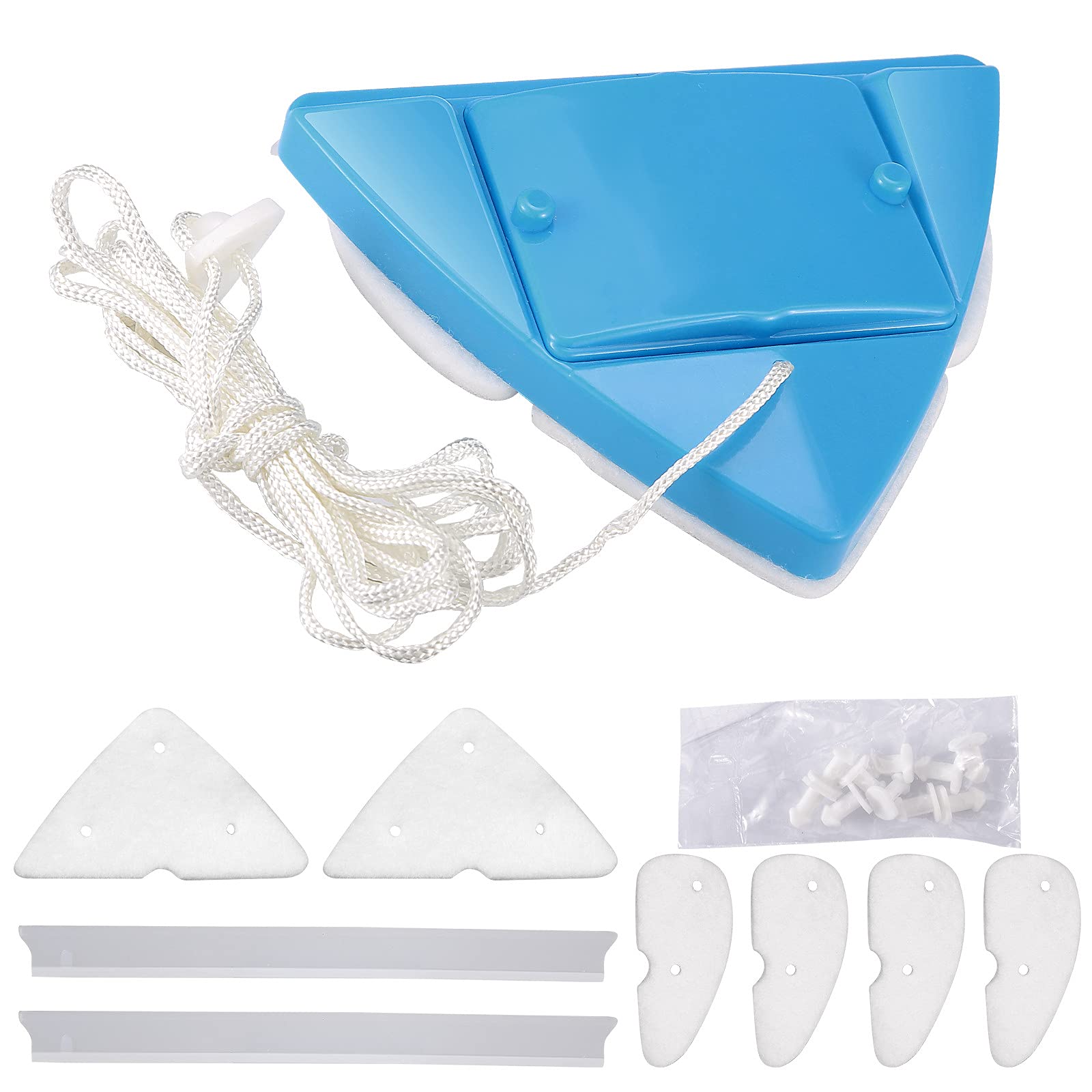 Detergente per vetri a doppia faccia Tergicristallo 5 Spazzola per pulizia magnetica regolabile per Vetro Spessore 4-28mm Strumento per la pulizia magnetica del vetro