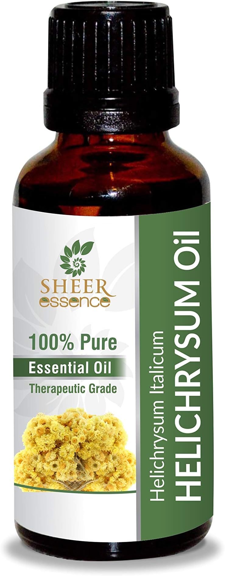 – Helichrysum Oil -(Helichrysum Italicum)- Essential Oil 100% Pure Natural Undiluted Uncut Therapeutic Grade Oil 0.16 Fl.OZ
