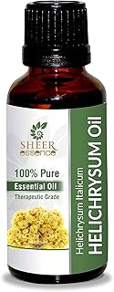Helichrysum Oil -(Helichrysum Italicum)- Essential Oil 100% Pure Natural Undiluted Uncut Therapeutic Grade Oil 0.33 FL.OZ
