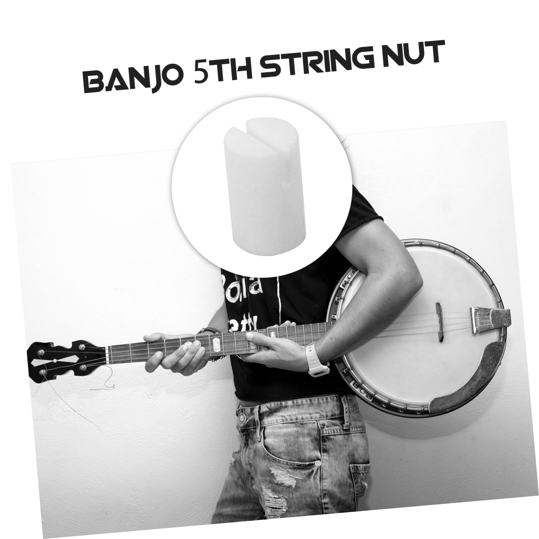 VICASKY 20piezas Tuerca De Banjo De Hueso De Buey Repuesto Para Cuerda De Banjo Nut De ª Cuerda Material De Hueso Estabilidad y Sonido Óptimo Accesorios Esenciales Para Músicos