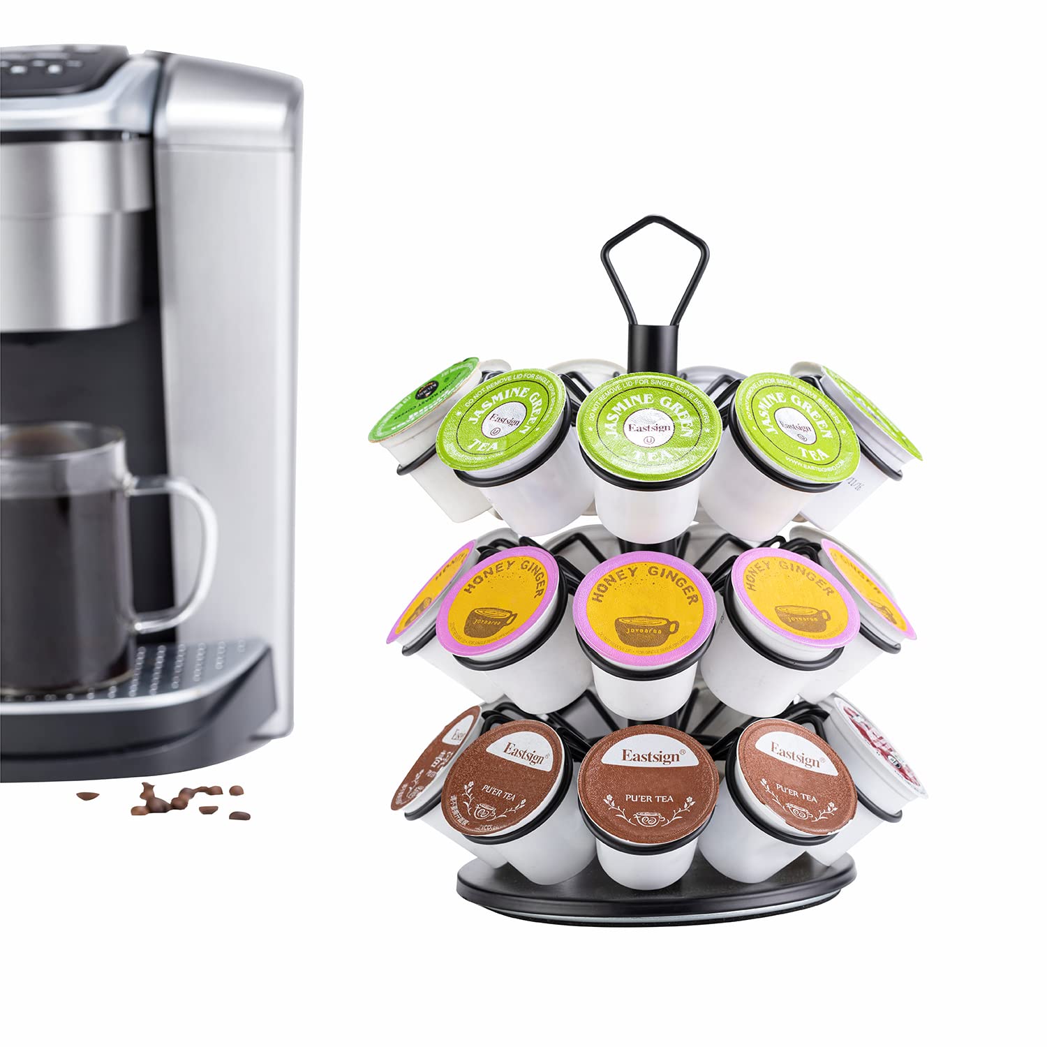 Porte-capsules de café carrousel K-Cup idéal pour sublimer votre cuisine