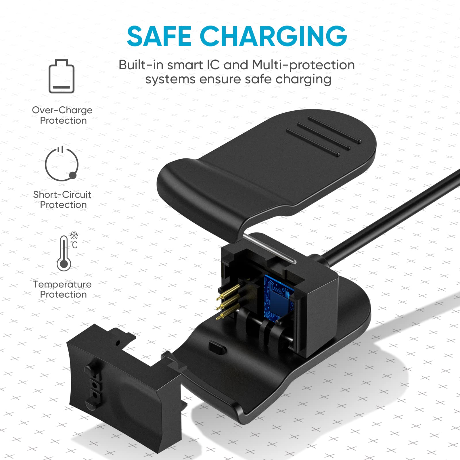 Charger Cable Halo Band Not Charging 100W USB C To C Cable,Wattage Display  Cord, Nylon Braided Fast Charging Cable With LED Display For IPhone 15/15 