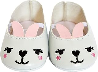 Bunny Rabbit Shoes Fits 18 Inch Dolls