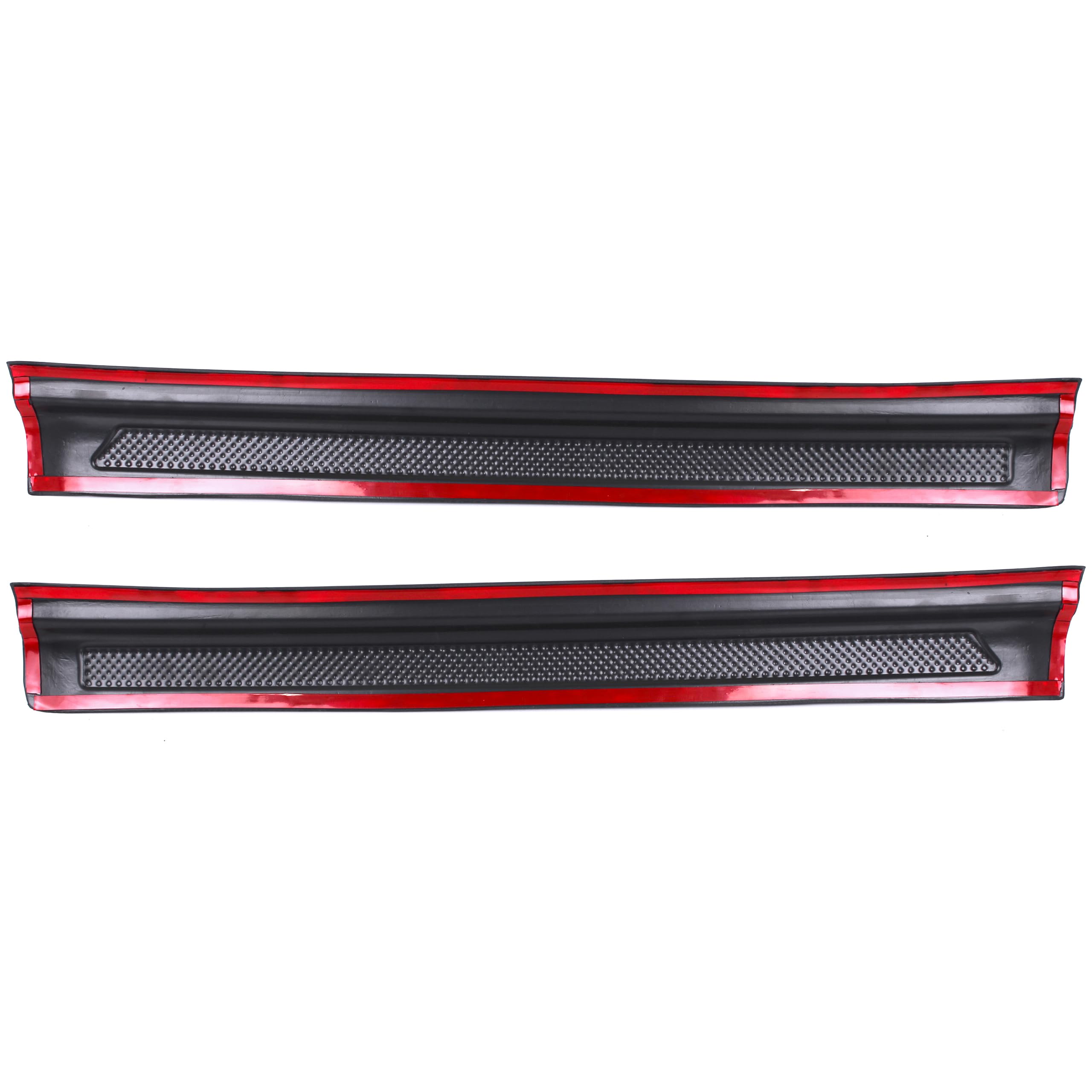 INLY Lot de 2 seuils de porte ABS noir compatibles avec Vito Viano Ambiente W639 (2003-2013)