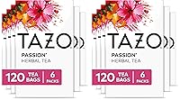 Vista 5 de TAZO Bolsas de té de naranja dulce silvestre, té de hierbas sin azúcar, sin cafeína, 20 bolsas en total