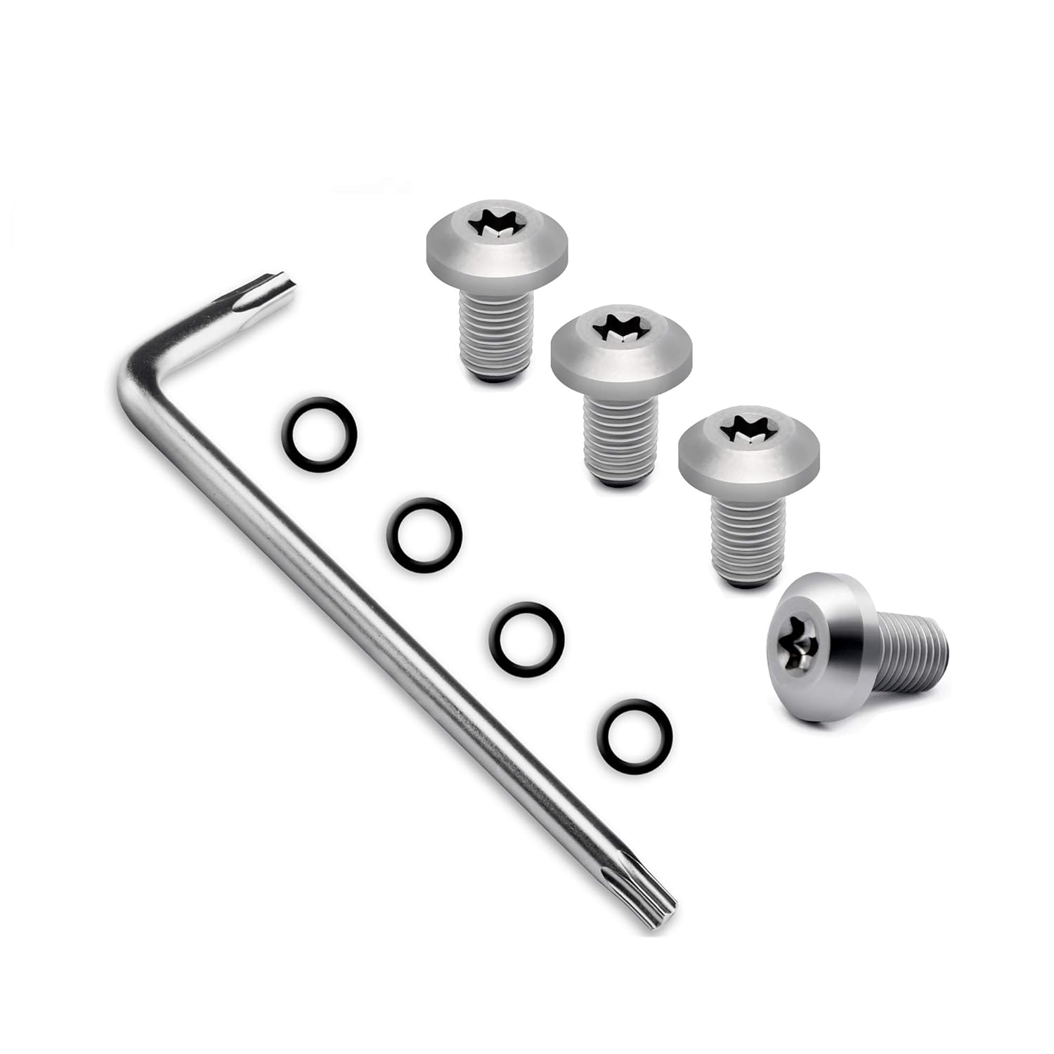 1911 Grip Screws Include 4 O Rings, T10 Torx Key, 4