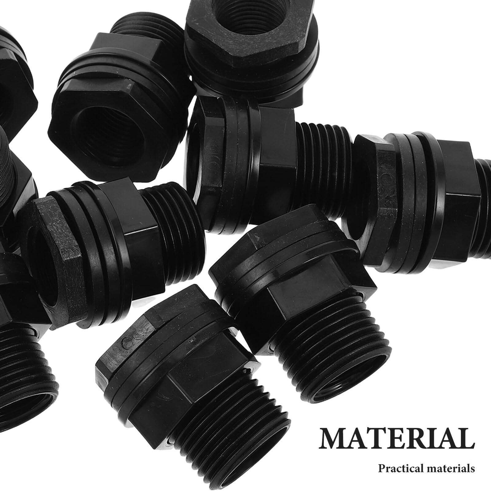 15 Piezas Conector de Manguera de Jardín X Resistente para Tanques de Agua Acoplamiento Rápido y Duradero para Riego y Limpieza Exterior Interior