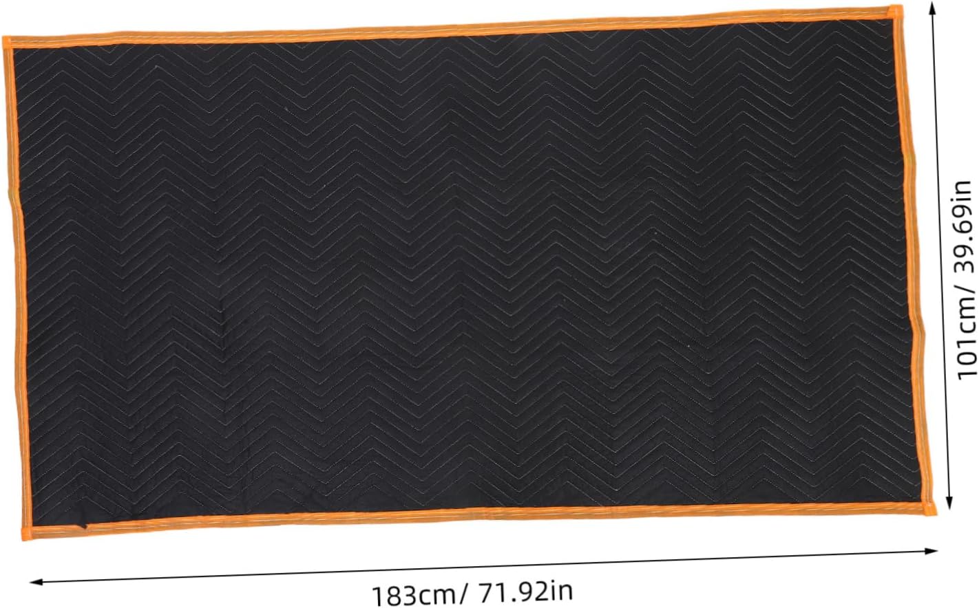 Balacoo Moving Blanket Furniture Blankets Large Soundproof Blanket Sound Dampening Blanket Safe Soak Blanket Booth Tool Hanging Board Prepping Moving Supplies Non-Woven Fabric Black