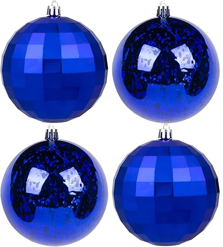 Miniatura 195 de XmasExp Juego de 24 mini esferas de Navidad inastillables para bolas de árbol de Navidad de 1.181 in/1.18 pulgadas (oro rosa)