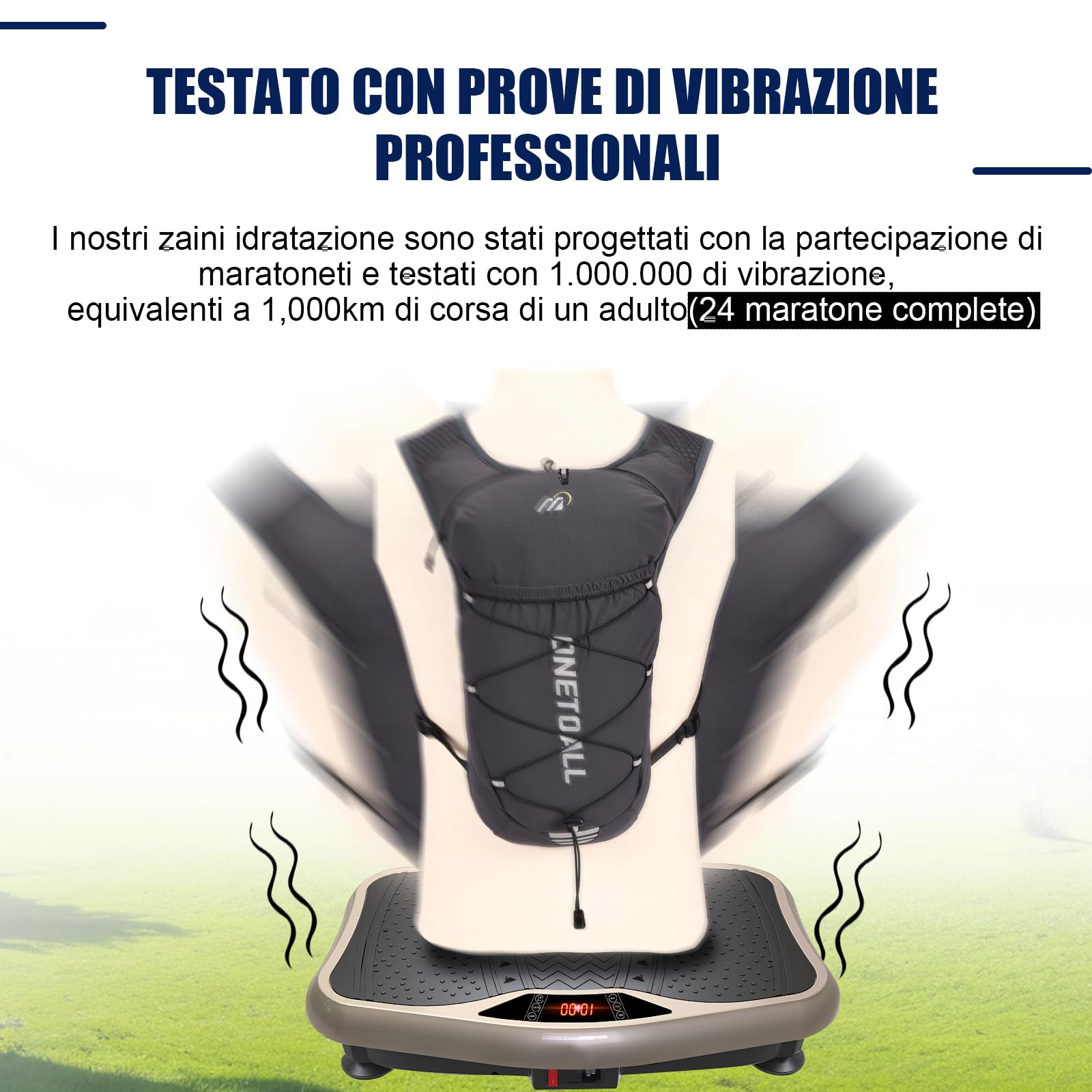 Zaino Trail Running, Gilet Running Uomo Donna, Running Vest con Soft Flask 500ml o Sacca Idrica 2L, Gilet Corsa per Idratazione Ultraleggero Riflettente per Corsa MTB Bici Moto Trekking