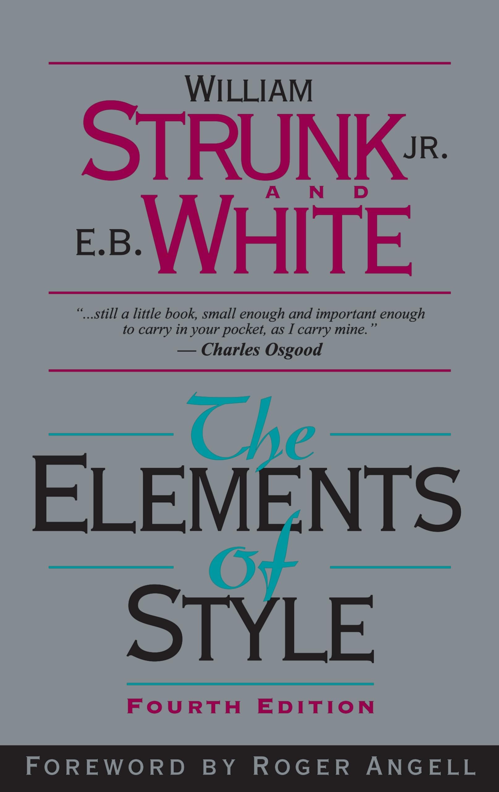 The Elements of Style, Fourth Edition