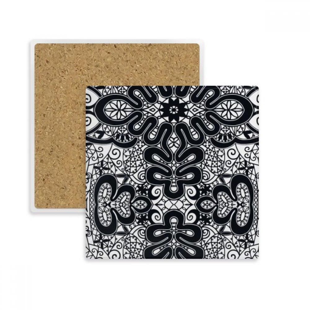 Coaster tasse pour apéritif chic avec cette pierre absorbent Rococo