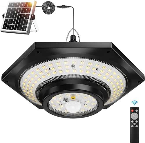 Solar Indoor Outdoor Shed Light 4000LM 228 LED Daytime Available