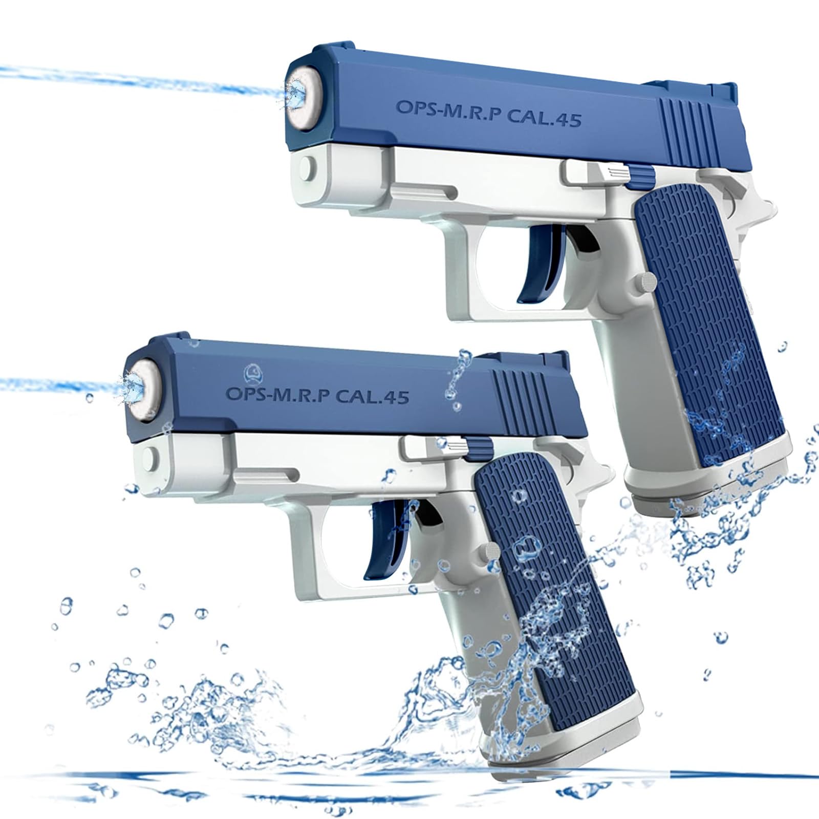 BCHKO Lot De 2 Pistolets à Eau – Puissance Longue Portée 10 M, 0,5 L – Jeux D'Été Piscine, Plage, Jardin – Dès 3 Ans