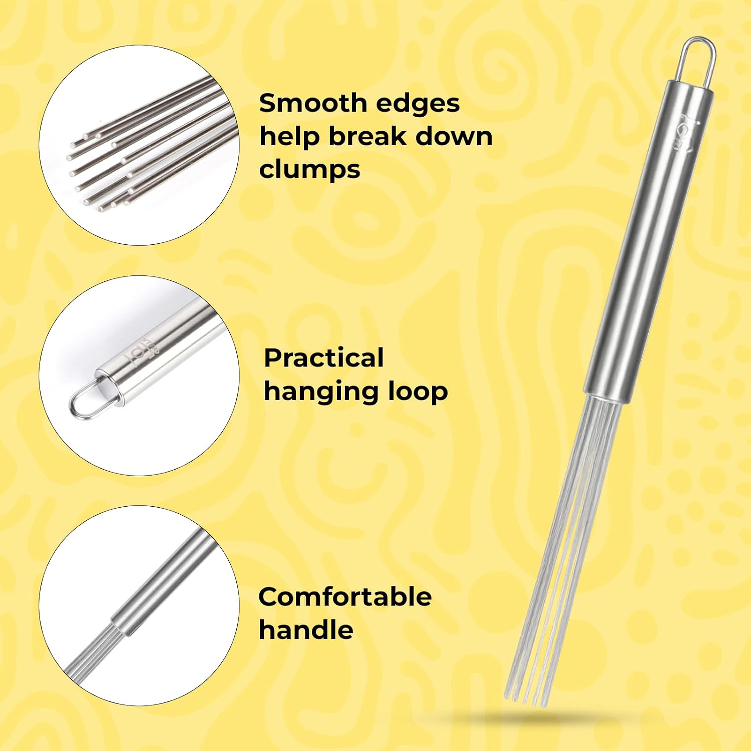 Stanless Steel Whisk (Professional Barista Tool Whisk)