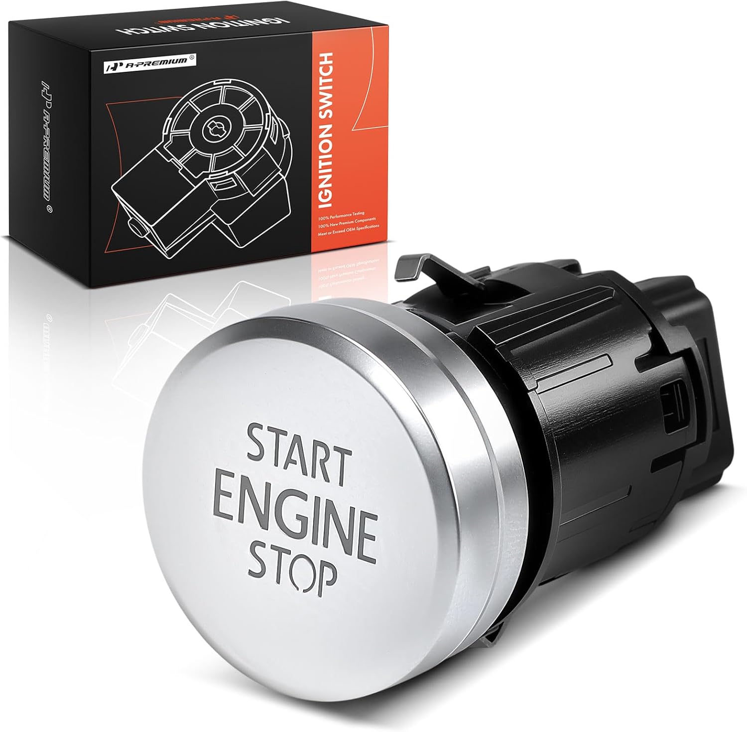 A-Premium Ignition Starter Switch Compatible with Volkswagen Vehicle - Jetta 2012-2014, Golf 2011-2014, Eos 2012-2016, GTI 2010-2014 - 4 Pin