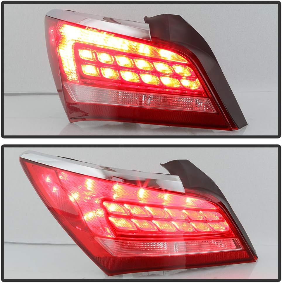 ACANII - For 2014 2015 2016 Buick LaCrosse LED Tail Light Brake Lamp Taillight 14 15 16 Replacement Left Driver Side