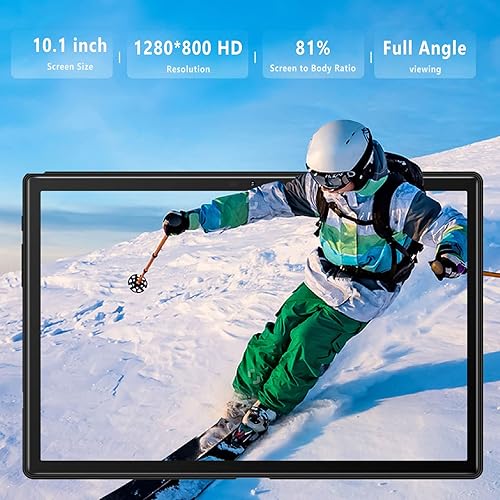 Miniatura 4 de Tablet 10 pulgadas Android 10.0 YESTEL Tablets 5G2.4G Dual Band WiFi, procesador Octa-Core, 64GB ROM 3GB RAM, pantalla Full HD, batería 6000mAh,