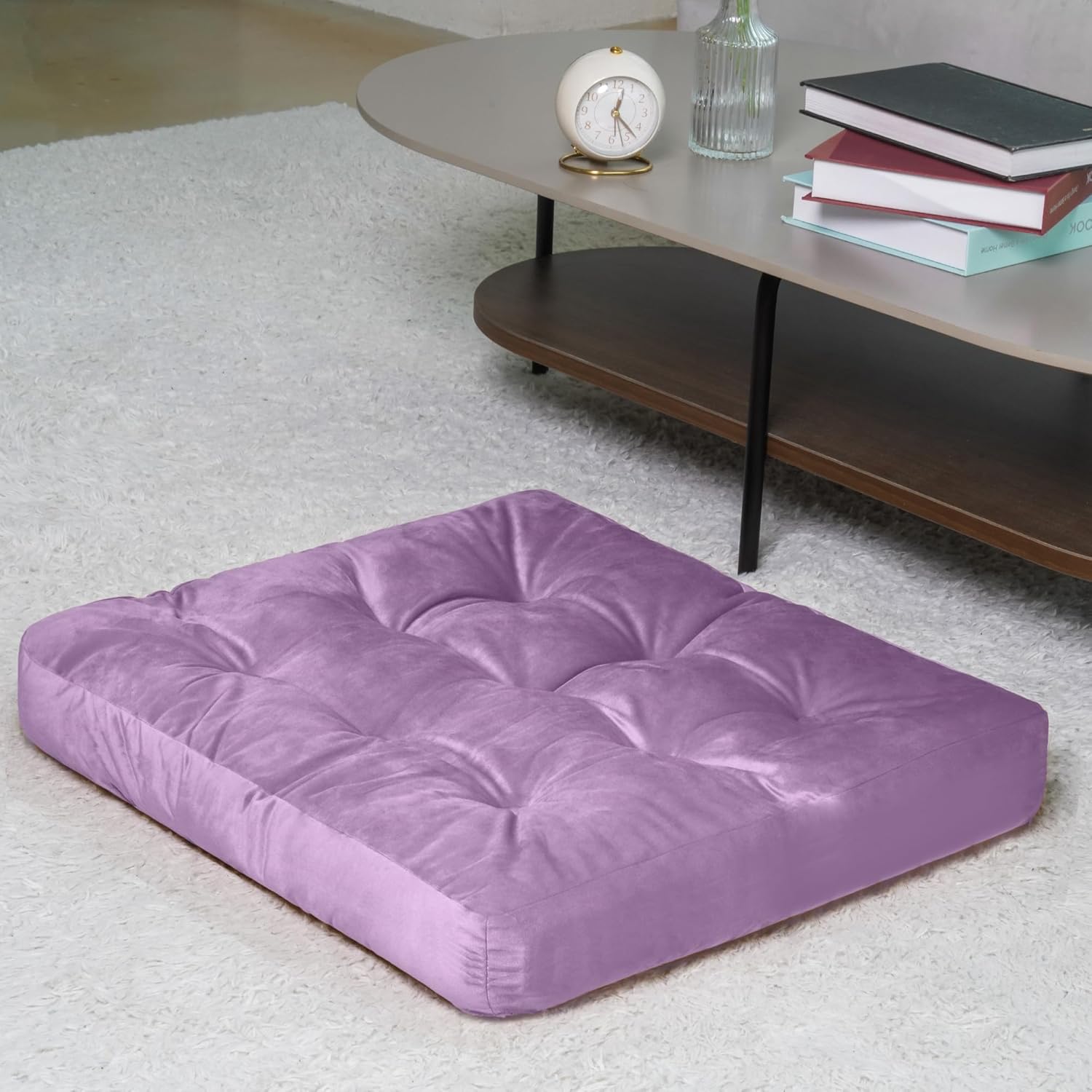 LUZIQOVE Floor Pillow for Adults, Large Square Floor