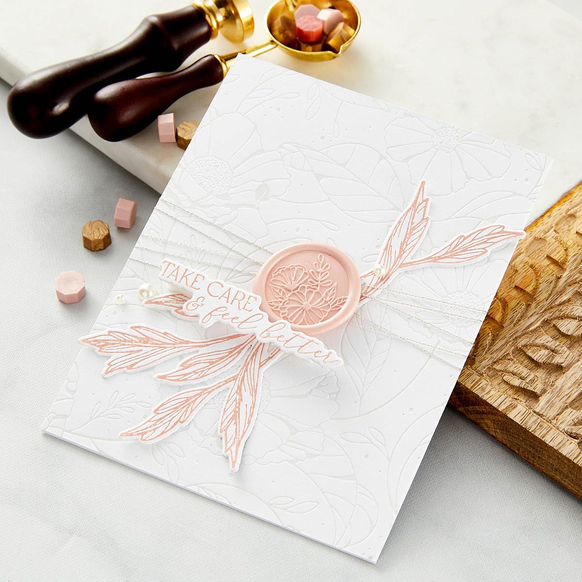 Spellbinders Timeless Blooms Wax Seal Stamp from The Pressed Posies Collection, ONE - Image 2