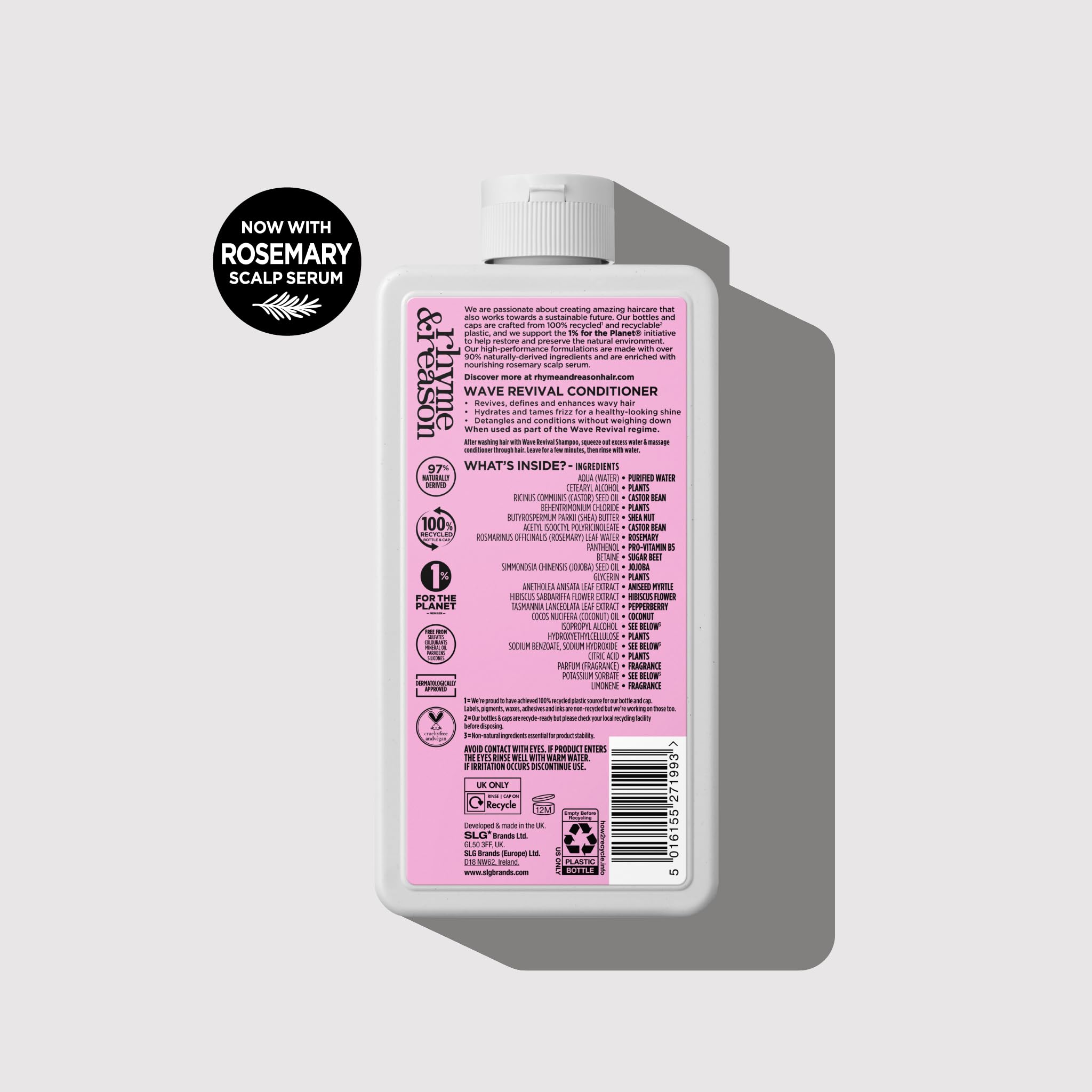 Rhyme & Reason Wave Revival Conditioner+, Wave Enhancing For Naturally Wavy Hair (355ml), 355 ml (Pack of 1) - Image 2