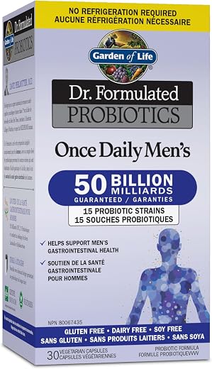 Garden Of Life Garden Of Life Dr. Formulated Probiotics Once Daily Men'S Vcaps - Shelf Stable, 30'S Helps Support Men'S Ga...
