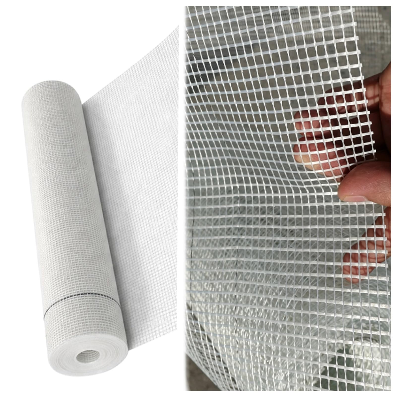 Malla de fibra de vidrio resistente a álcalis para un estuco impecable y duradero